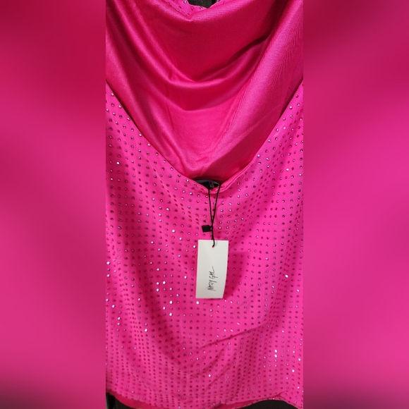 NASTY GAL **NWT** LOW NECK PARTY DRESS LARGE - Picture 7 of 10